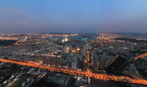 城镇,建筑,都市,夜晚