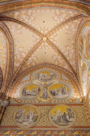 生活工作,设计素材,国外,建筑,教堂,宗教文化,壁画,匈牙利,布达佩斯