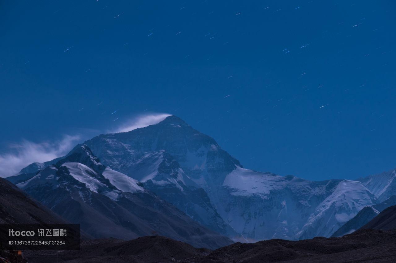 自然风光,雪山,山川