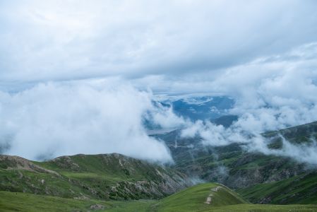 雪山,冰雪,草原,天空,山川,自然风光