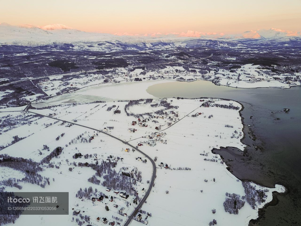 雪山,挪威,国际旅游