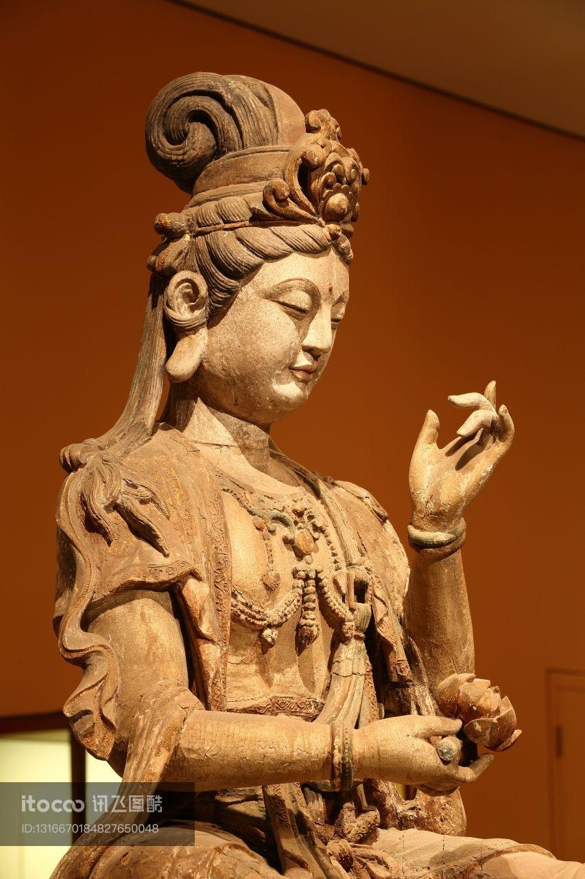雕像,陕西,宗教文化