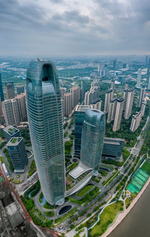 城镇,建筑,都市,俯瞰