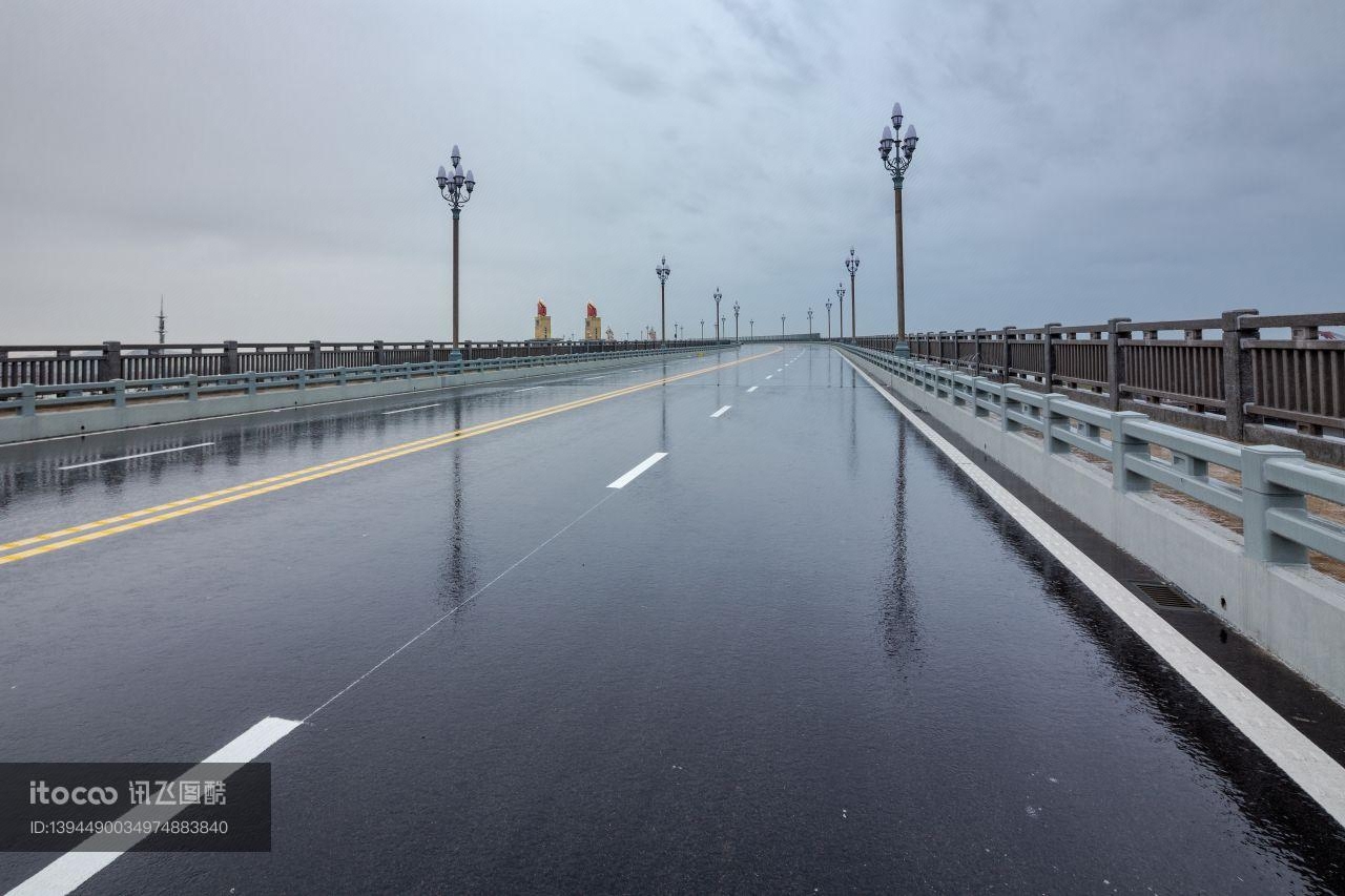 建筑,城镇,公路