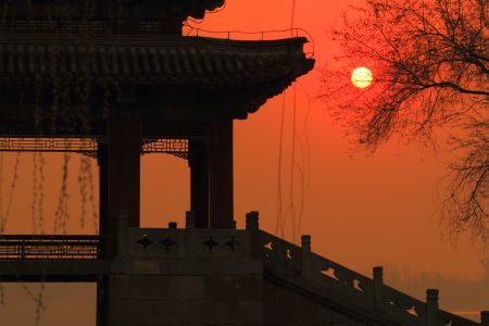 中国,颐和园,北京,天空