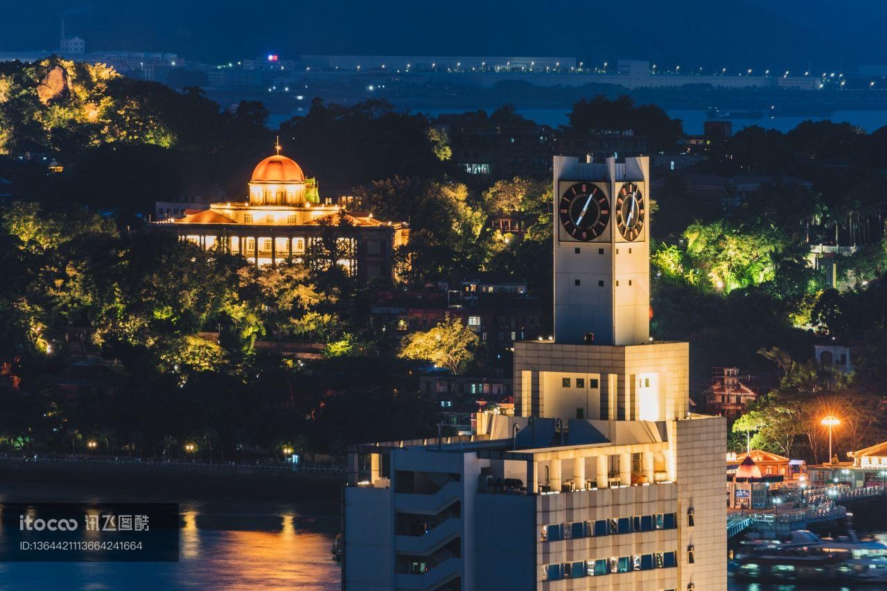 建筑,建筑夜景,都市夜景