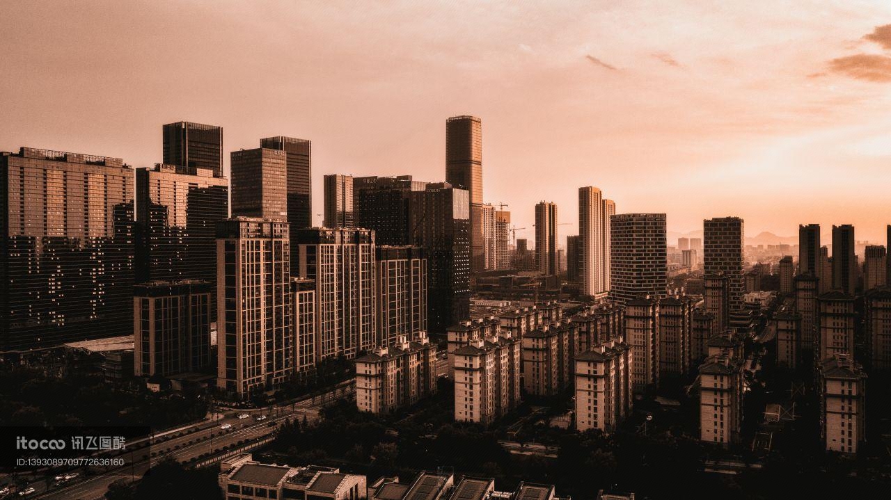 天空,建筑,航拍