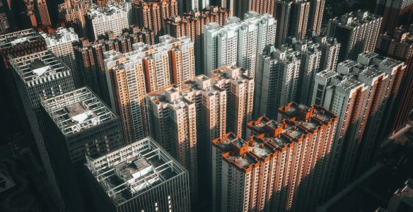 居民楼,民居,俯瞰,现代建筑,鸟瞰图,建筑,城镇