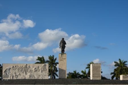 国外,雕像,古巴,天空,城镇,白云