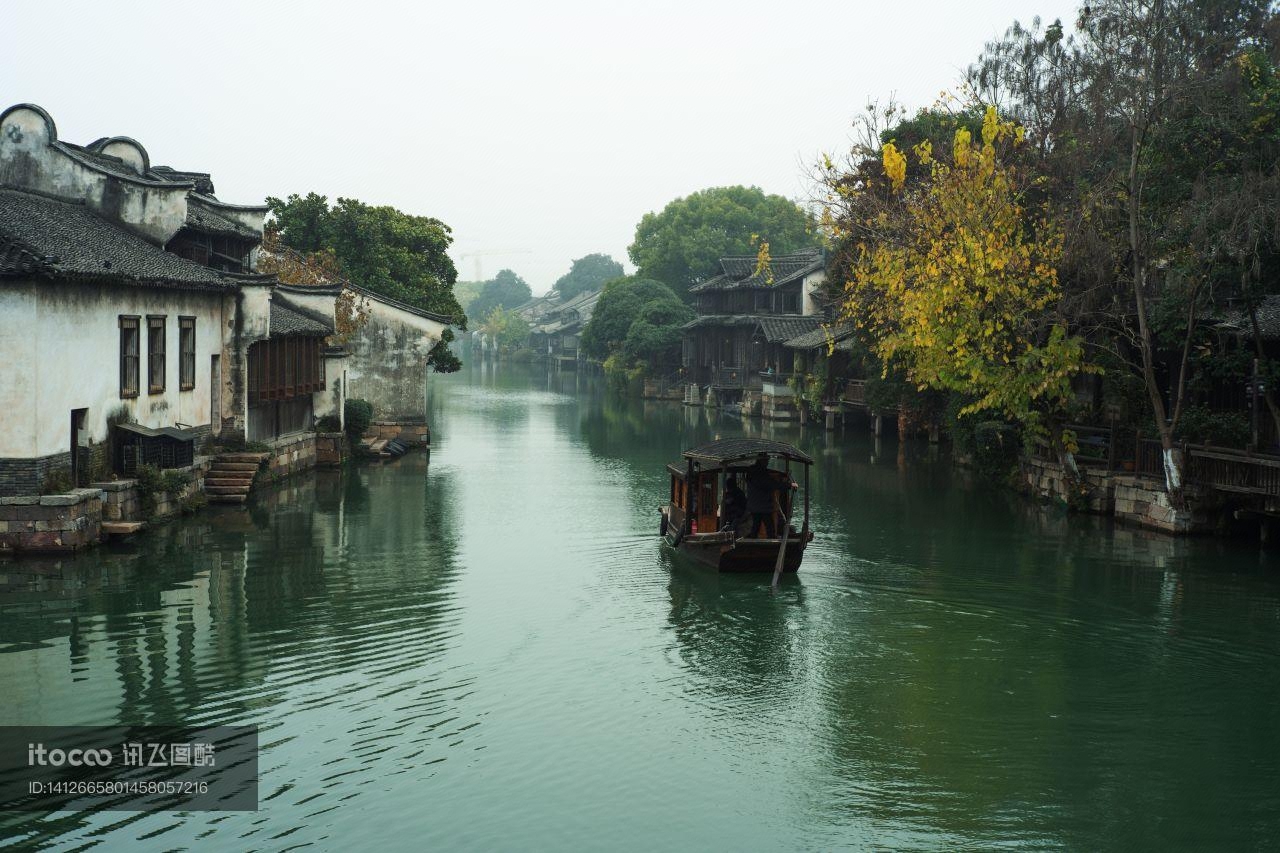 生活场景,民居,自然风景