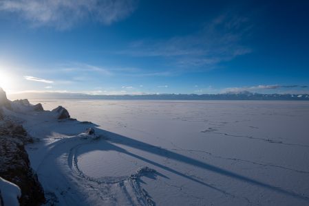冰雪,全景,雪山,山川,天空