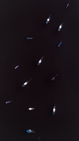 船,航拍,自然风光,交通工具,城镇