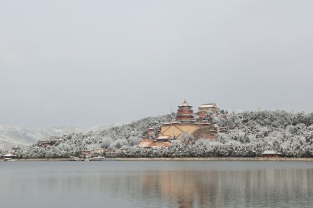 建筑,湖泊,天空,颐和园,北京