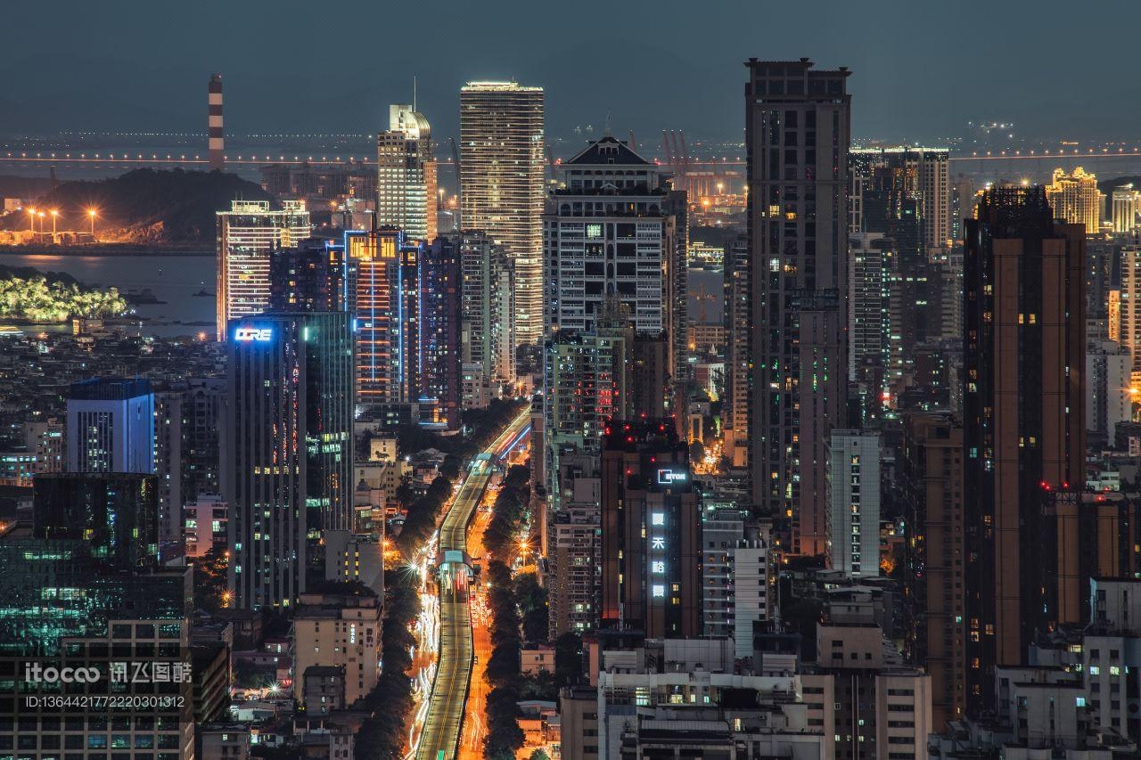 建筑,建筑夜景,都市夜景