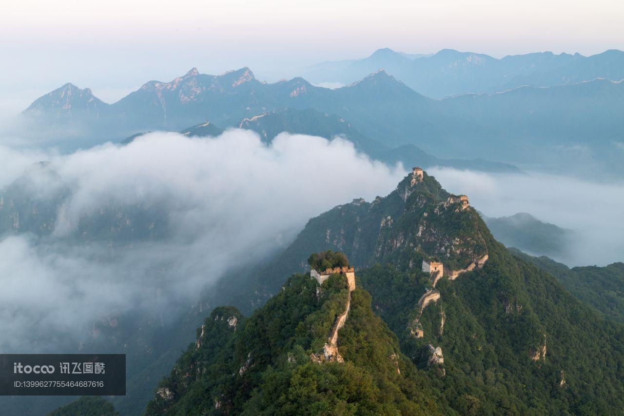 自然风光,山川,雾