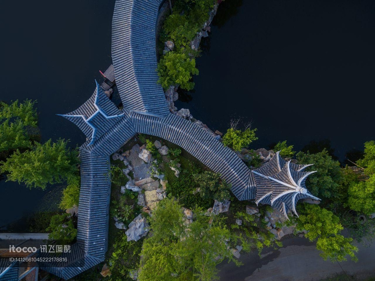 杭州西湖景点,中国传统建筑,建水古城