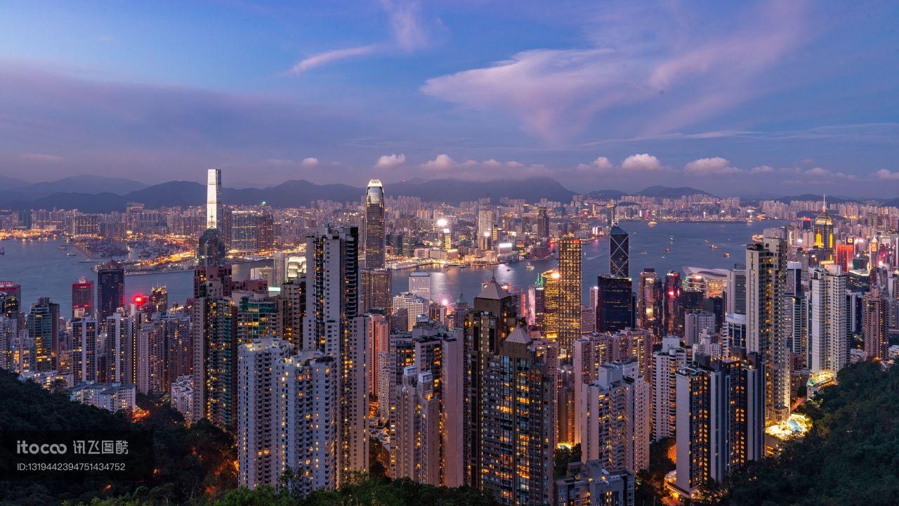 香港,都市,建筑
