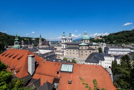 传统建筑,城镇,建筑,村镇,全景,国外,奥地利