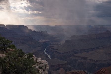 自然风光,山川,峡谷,树木,天空
