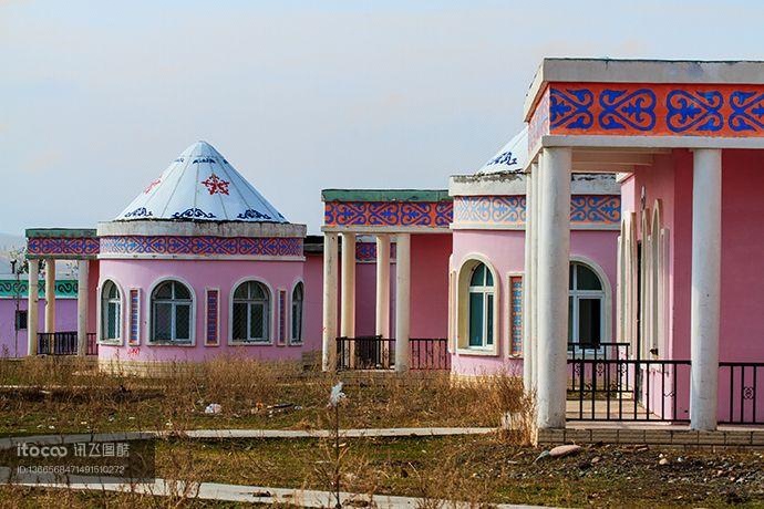 建筑,新疆,民俗风情
