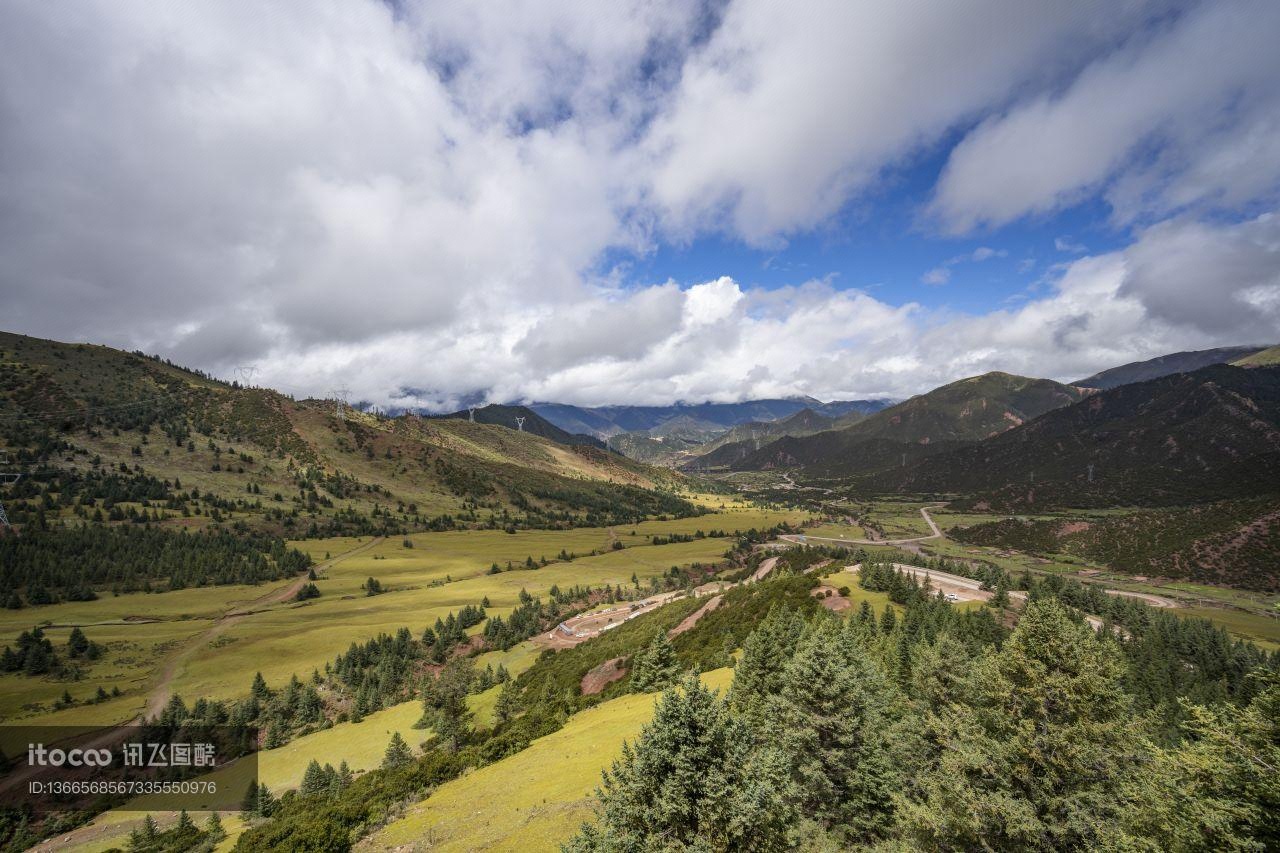西藏,自然风光,草原