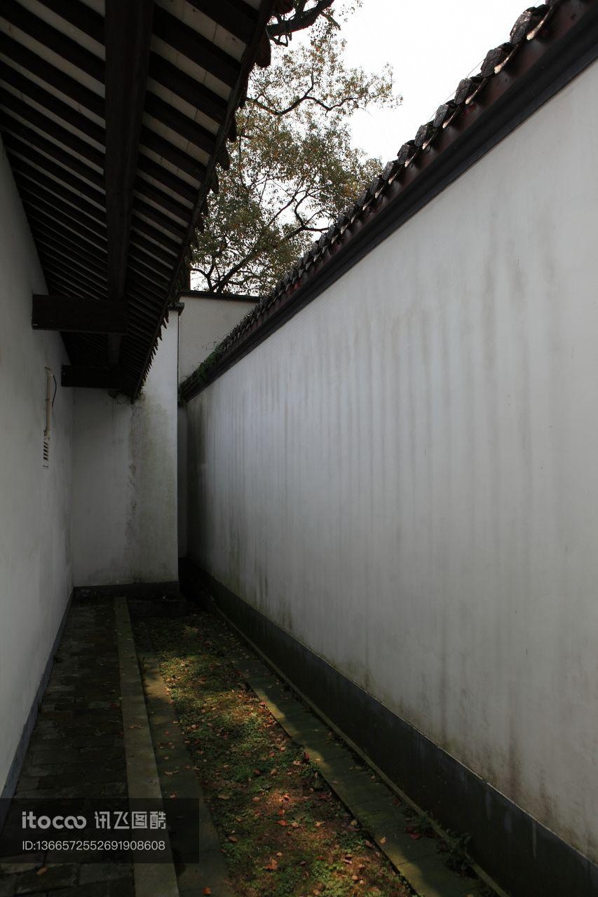 古典园林,传统建筑,城镇