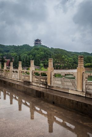 平顶山,河南,建筑,桥,塔,全景,城镇,自然风光,山川,天空