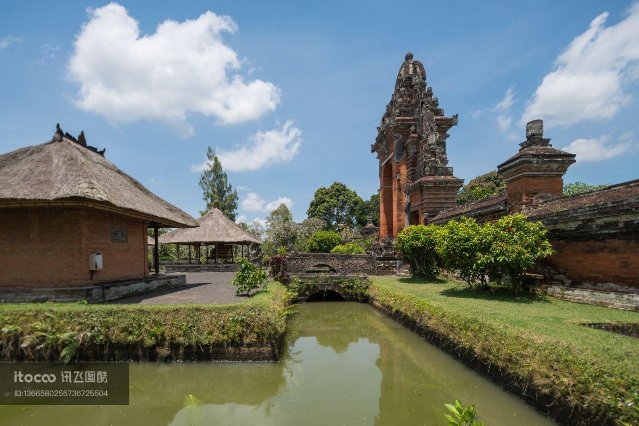 传统建筑,印度尼西亚,巴厘岛