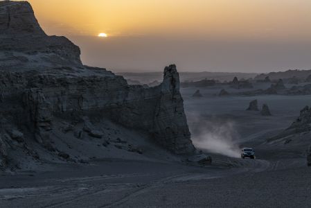 戈壁,海西,俄博梁,中国,自然风光,青海,荒漠,岩石,全景