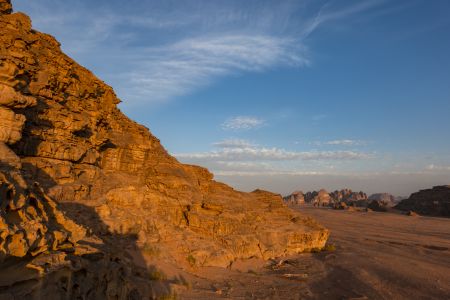 约旦,瓦迪拉姆,自然风光,荒漠,岩石,天空