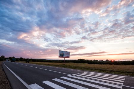 公路,天空,国外,道路,自然风光,日落
