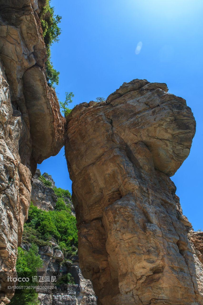 岩石,白石山,河北