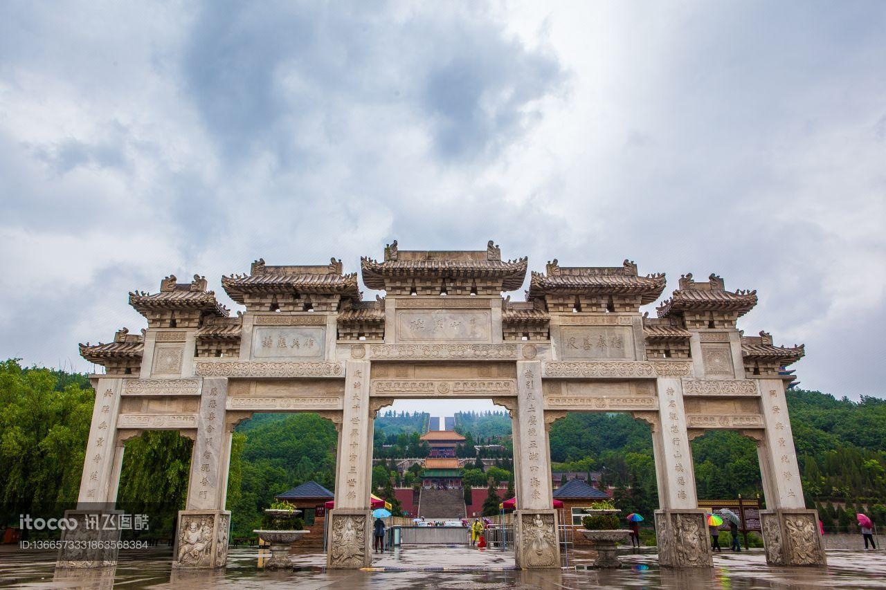 建筑,平顶山,牌楼