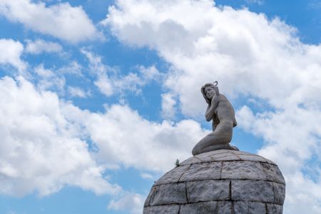 雕像,雕塑,天空,特写,城镇,湖北