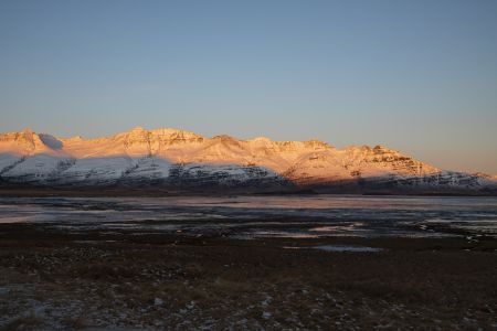 冰岛,东部海岸线,自然风光,山川,湖泊,天空,国外
