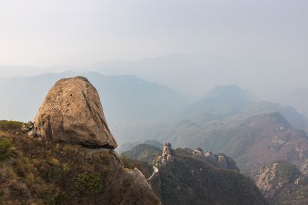 中国,安徽,九华山,自然风光,山川,景点,雾