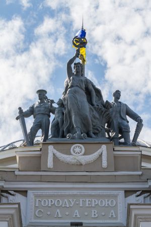 乌克兰,生活工作,城镇,国外,设计素材,旅游,雕塑,雕像