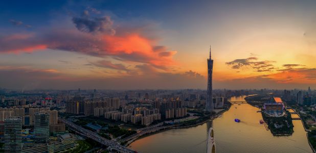 自然风光,城镇,国外,天空,建筑,全景