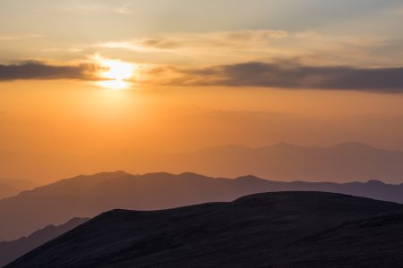 自然风光,天空,中国,山西,山川,日出,日落