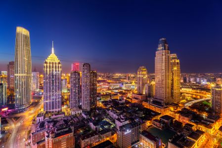 日落,都市,道路,城市夜景,全景,城镇,夜晚