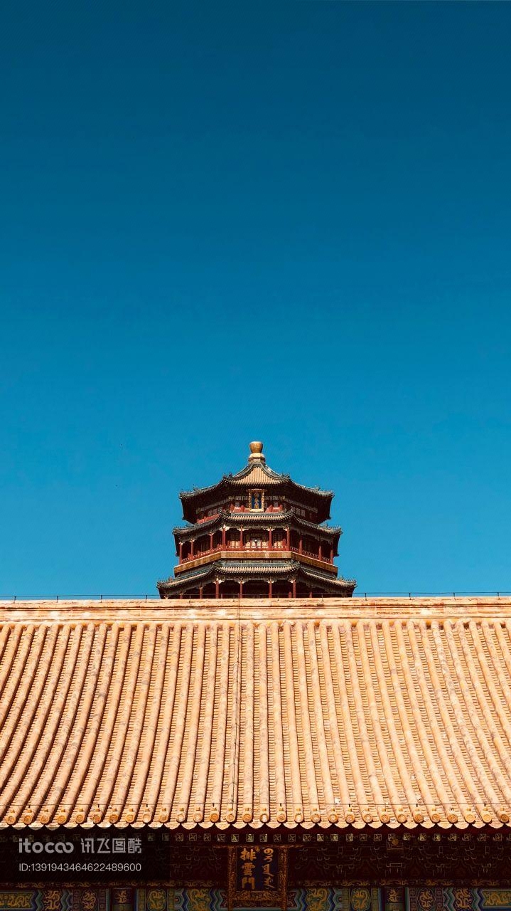 佛香阁,北京颐和园,屋檐
