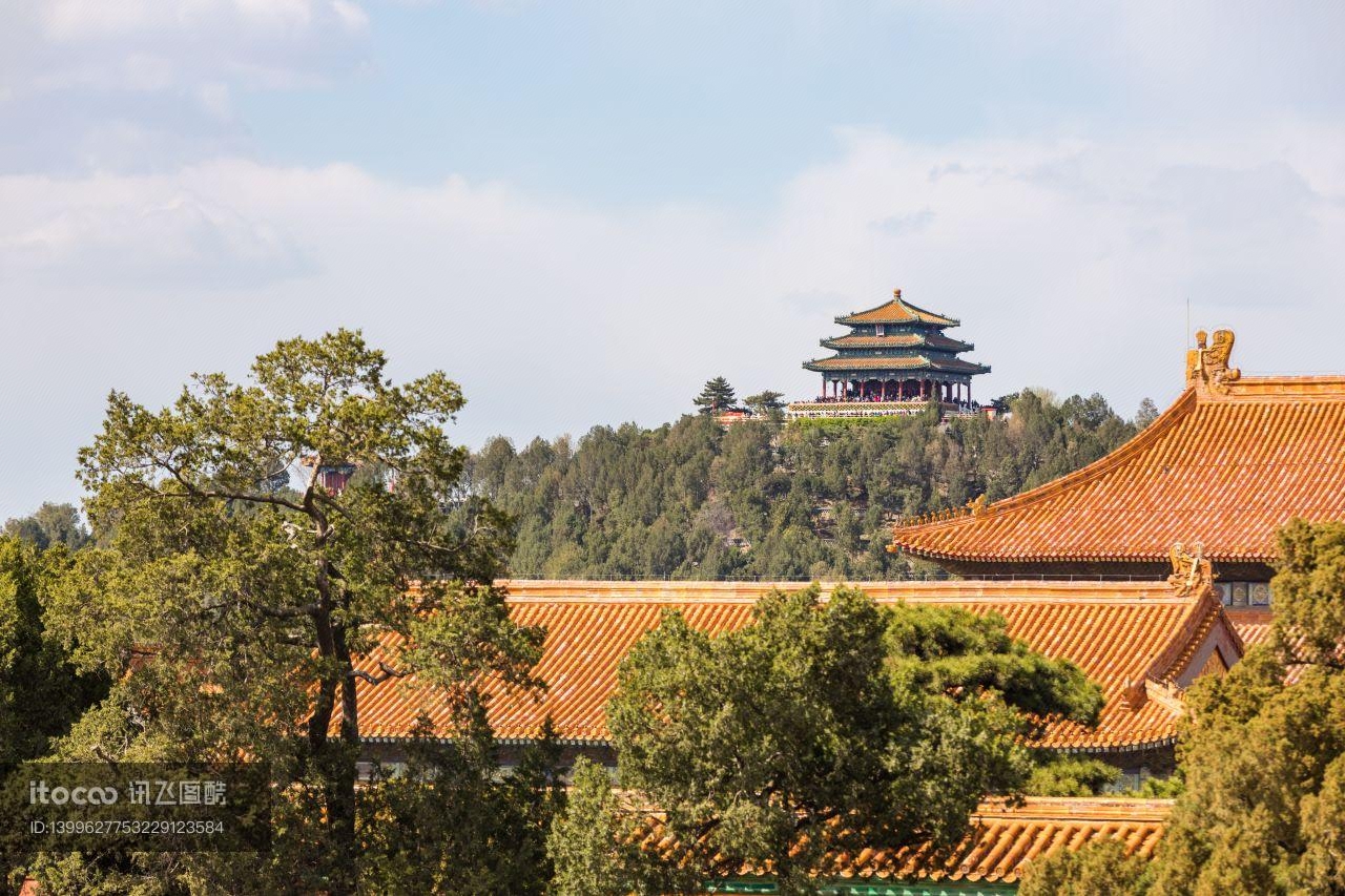 北海公园,故宫,自然风景