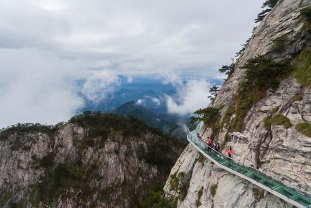 山峦,树,植物,自然风光,天空,安徽,岳西