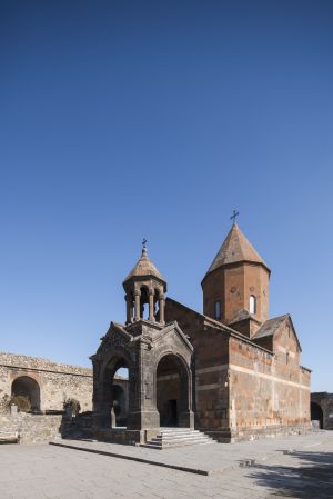建筑,历史遗迹,国外,城镇,历史古迹,天空,亚美尼亚,霍尔维拉普修道院Khor Virap