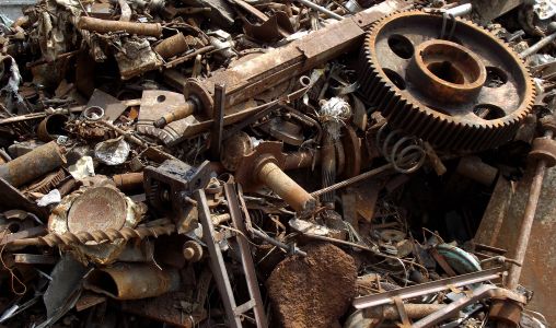 物品,废弃零件,特写