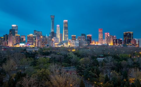 全景,都市夜景,夜晚,城镇,现代建筑,建筑