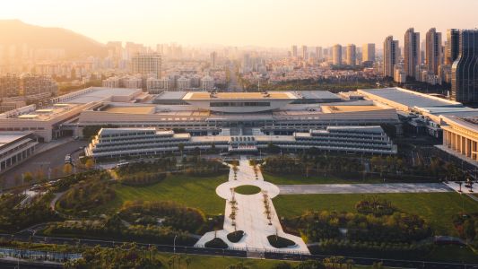 城镇,建筑,都市,日出