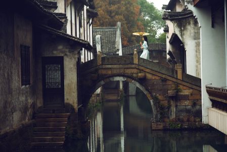 人文古迹,中国传统建筑,城镇,抓拍人像,江河,景点,建筑