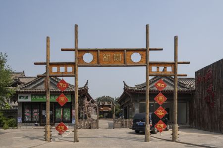 建筑,滦州古城,街道,传统建筑,河北,城镇,景点,中国