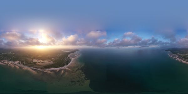 海洋,白云,树木,日出,自然风光,天空,沙滩,海岛